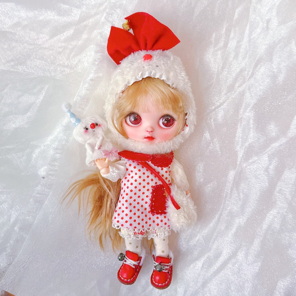 Weiwei改娃 泡泡布 可動眼 聖誕特別版大全套 Blythe 泡泡瑪特-細節圖5