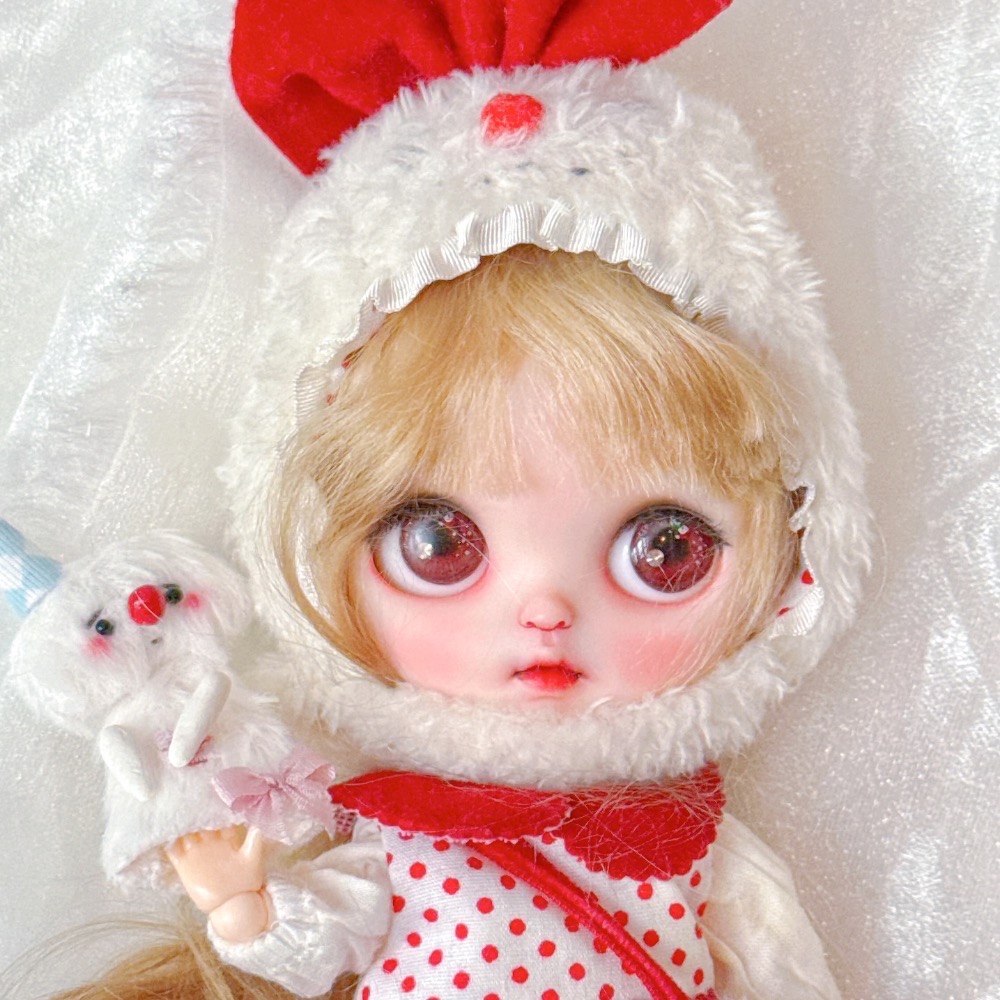 Weiwei改娃 泡泡布 可動眼 聖誕特別版大全套 Blythe 泡泡瑪特-細節圖6