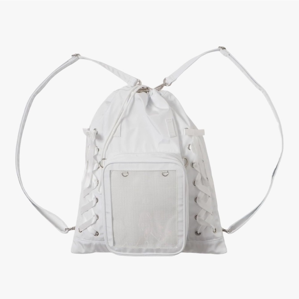 台現🇯🇵Wego兩用20cm棉花娃痛包 白色 後背 肩背 推活-細節圖9