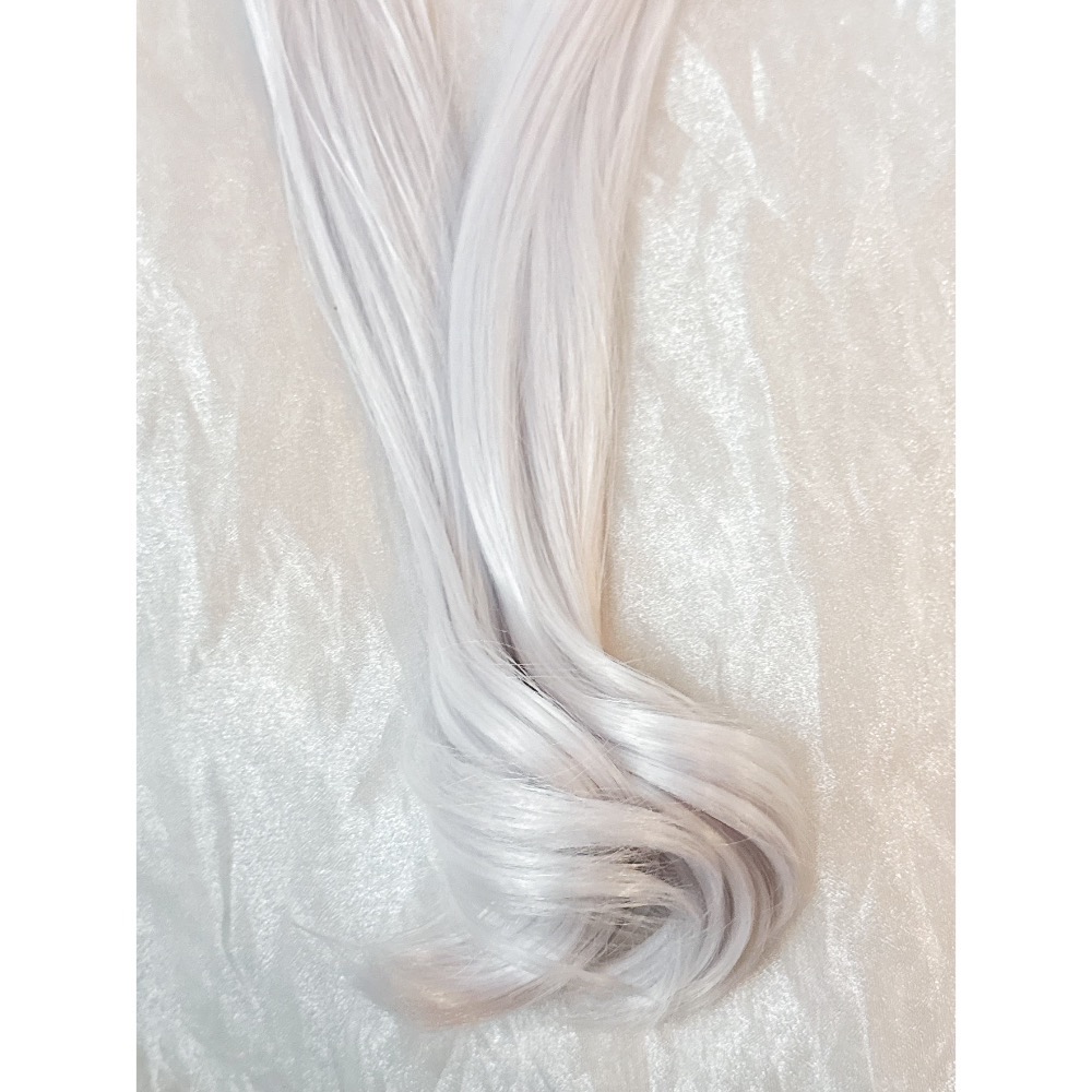 三分手改毛🐰芙莉蓮cos毛 眠森 固定式雙馬尾 bjd 娃用假髮-細節圖4