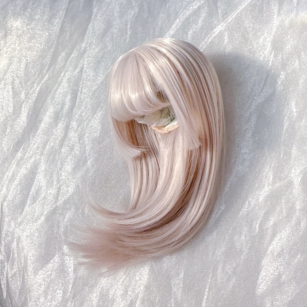 美品✨miucat 喵柒 bjd 4分 高溫絲假髮 公主切 姬髮 三刀平-細節圖4