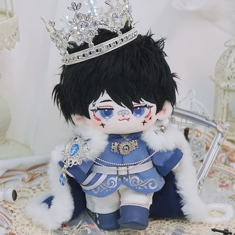 20cm 棉花娃衣 熾冬王爵四件組 奶電響鈴 宮廷風-細節圖2