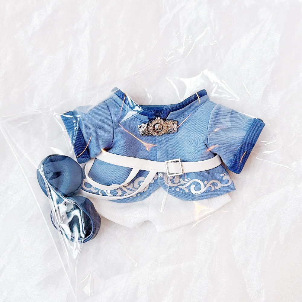 20cm 棉花娃衣 熾冬王爵四件組 奶電響鈴 宮廷風-細節圖3