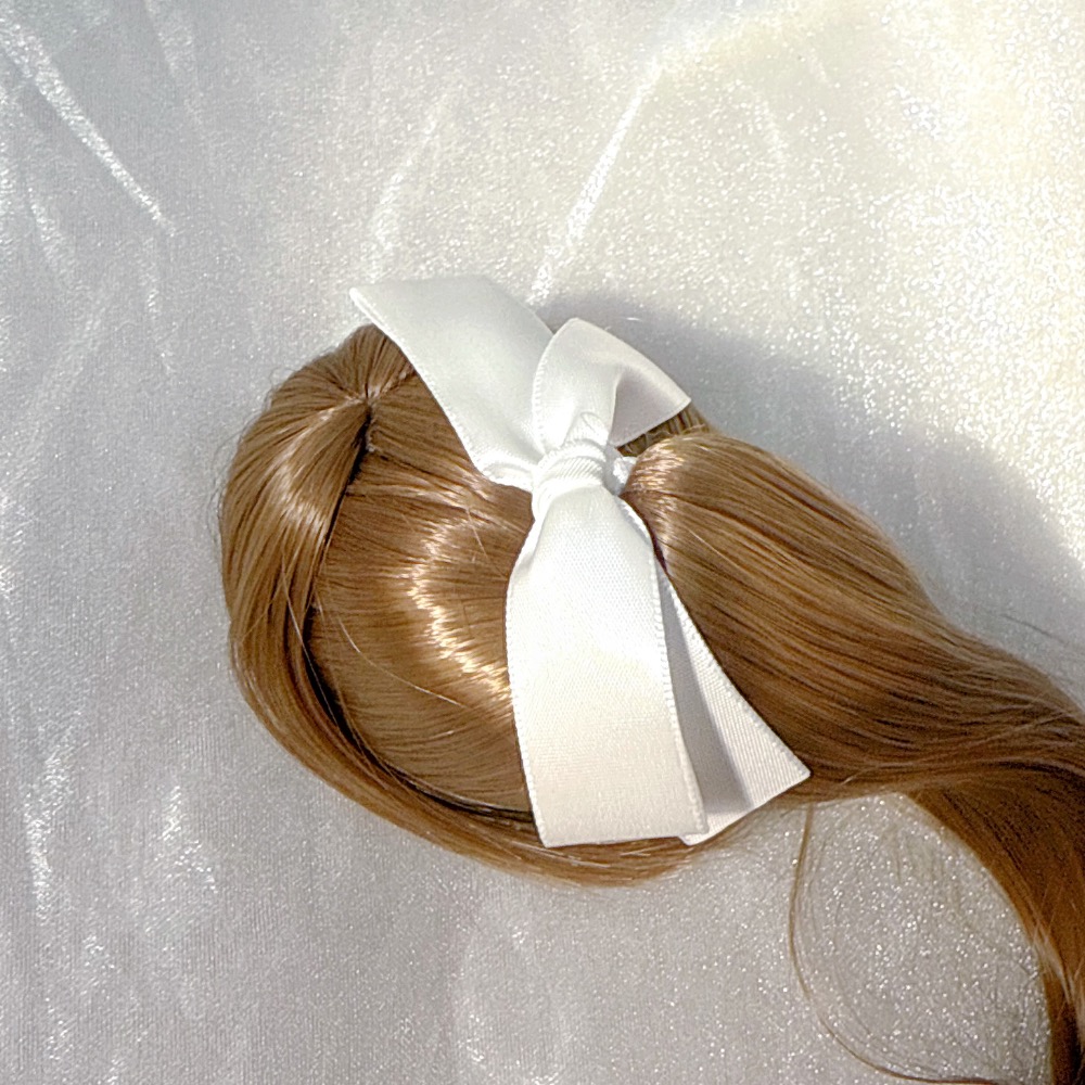 美品✨貓王松鼠 bjd 4分 假髮 耐熱絲 高馬尾 長捲髮 sdm mdd 1/4 bjd msd-細節圖4