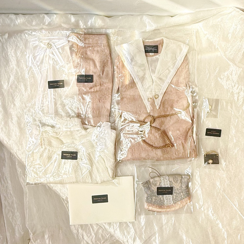 精品✨Freedom teller 70BJD粉桔梗禮服大全套 Lisianthus-細節圖3