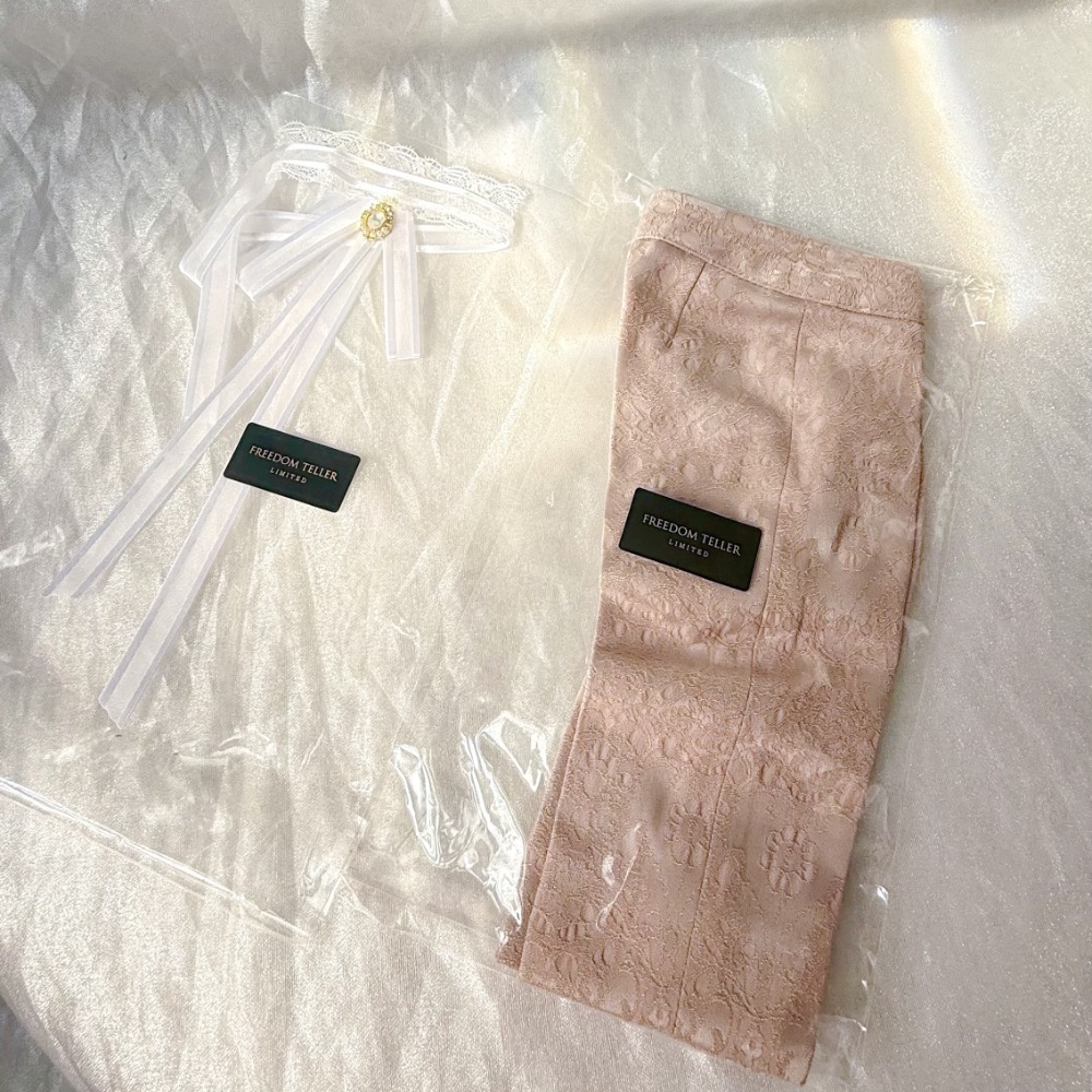 精品✨Freedom teller 70BJD粉桔梗禮服大全套 Lisianthus-細節圖9