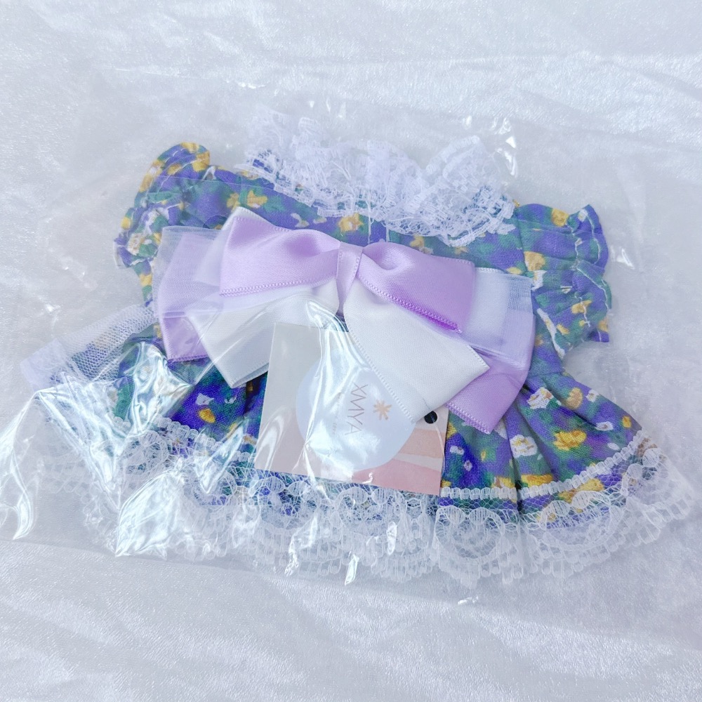 美品✨20cm棉花娃衣《薰衣草》洋裝 XMYA工作室-細節圖3