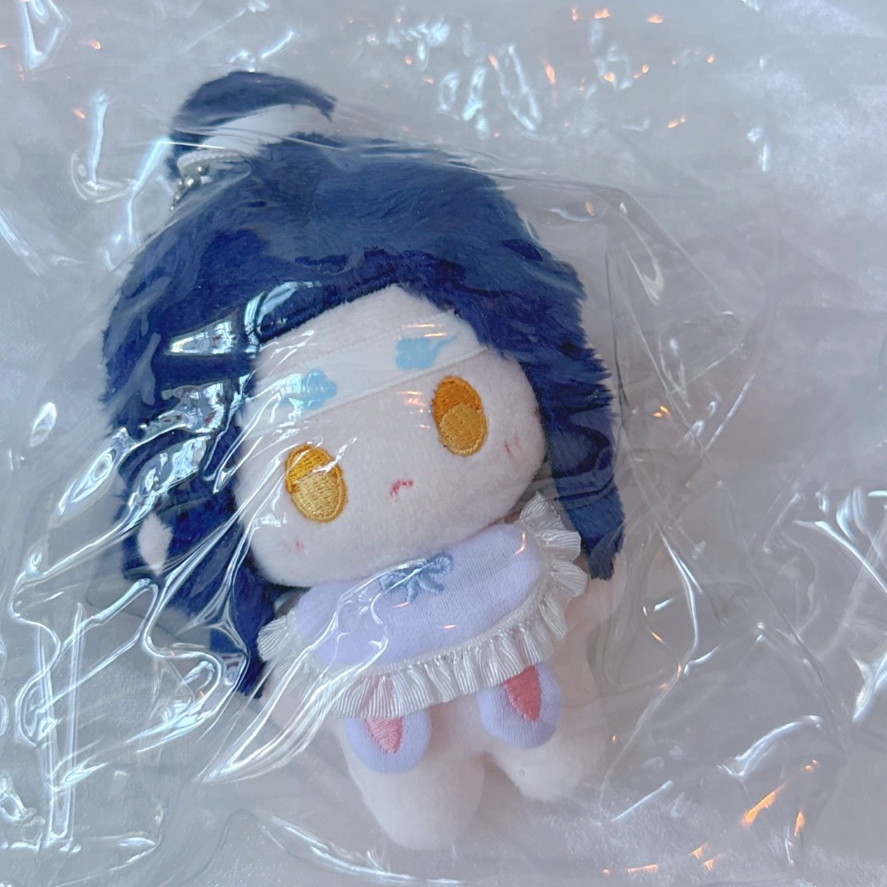 台現🇹🇼魔道祖師 amiami 限定 8公分毛絨娃 吊飾娃 藍忘機 魏無羨 忘羨-細節圖4