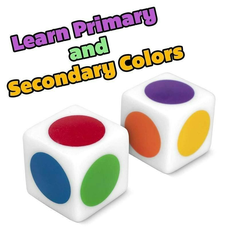 <不要錯過> 16mm 6面顏色骰 六色骰子 六面顏色骰 6色骰子 彩色圓點六面骰 桌遊配件-細節圖4