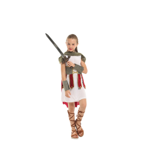 現貨台灣-萬聖節服裝,羅馬服裝,羅馬戰士服裝.兒童變裝服-羅馬皇家女戰士