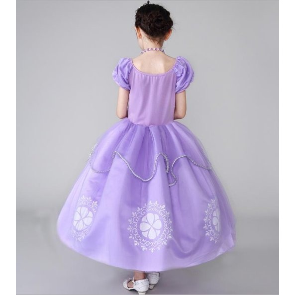現貨台灣-萬聖節服裝/公主服裝/紫色公主服/兒童變裝服-蘇菲亞服裝/蘇菲亞公主服-細節圖2