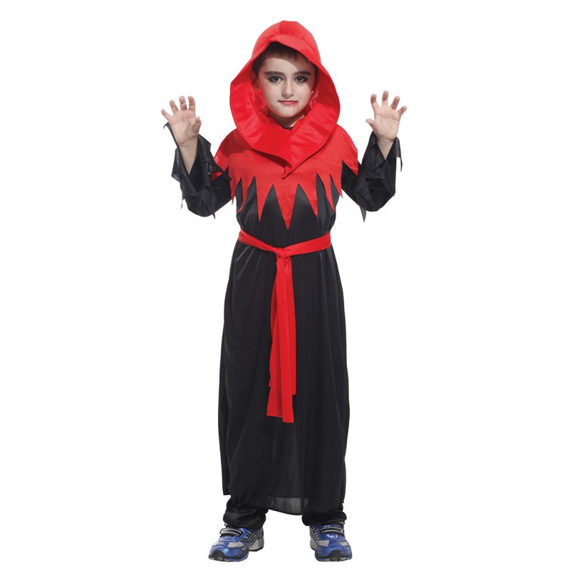 現貨台灣-萬聖節服裝,魔法師服裝.巫師服裝.兒童變裝服-小歌德裝