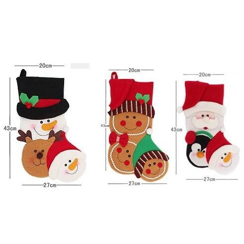 現貨台灣-聖誕節服裝配件/聖誕襪/可愛造型聖誕襪(大)