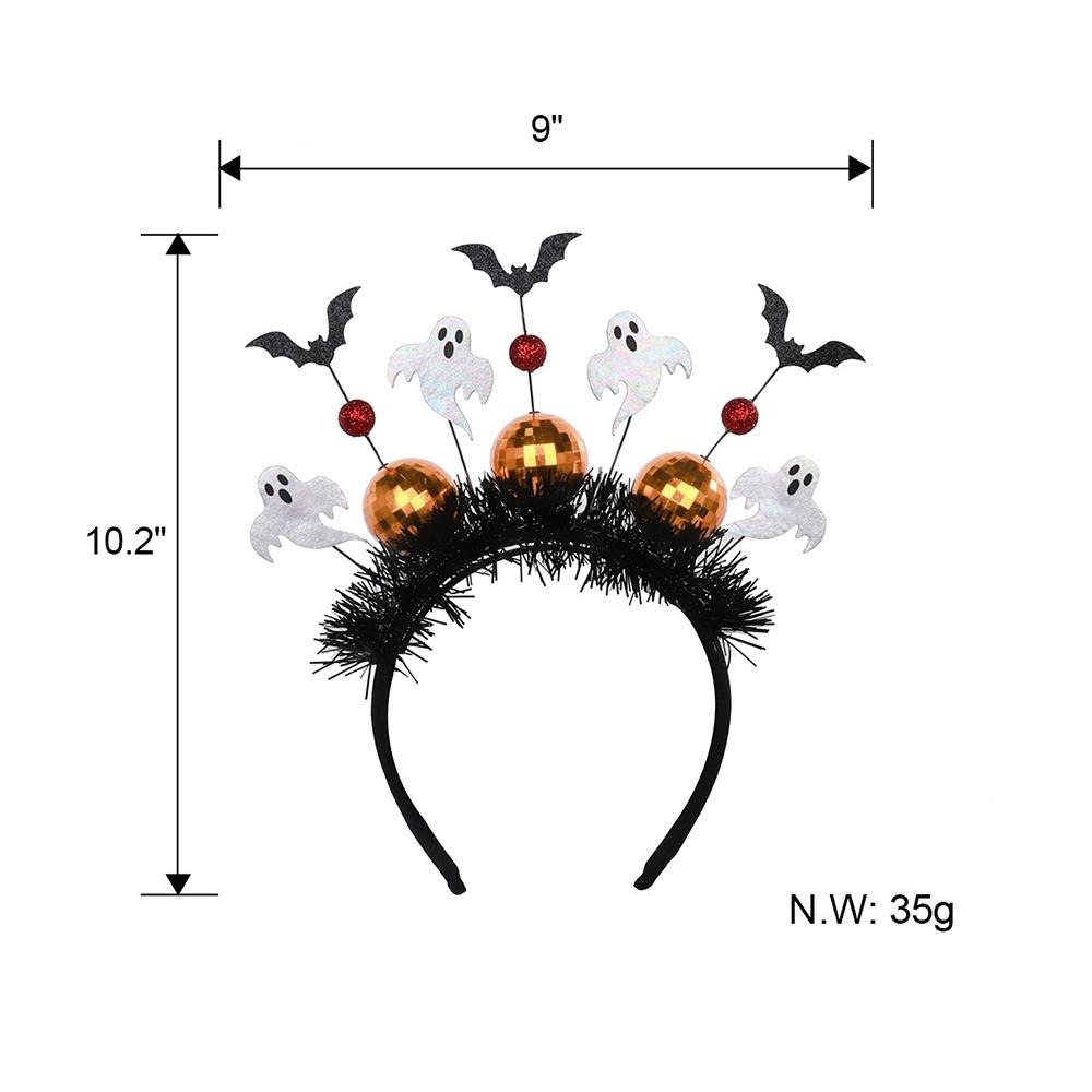 現貨台灣-萬聖節髮箍/木乃伊髮箍/幽靈髮箍/木乃伊蝙蝠髮箍/幽靈蝙蝠髮箍(2款可選)-細節圖3