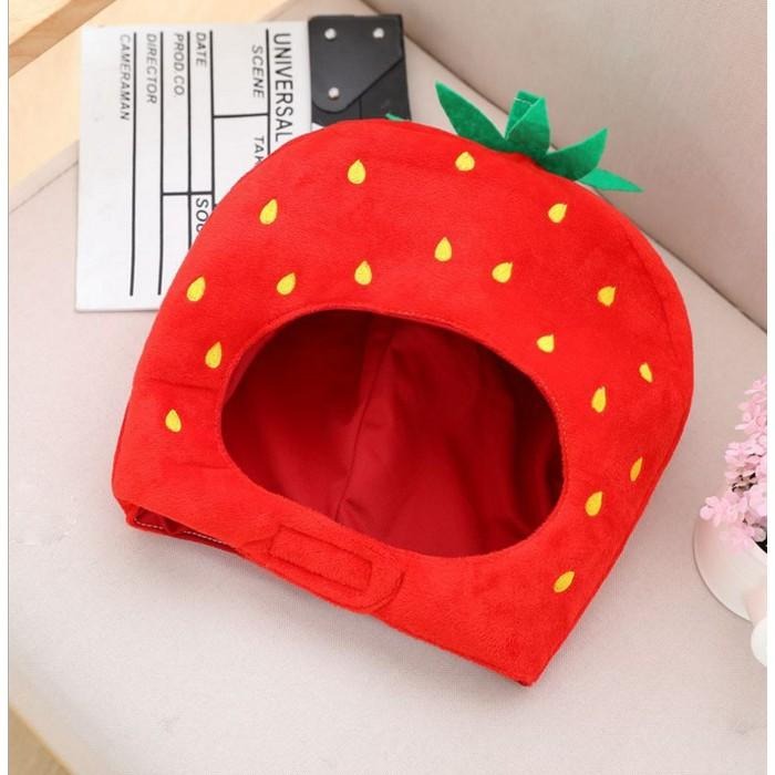 現貨台灣-草莓裝扮/草莓服裝/草莓季配件/草莓帽子-細節圖2