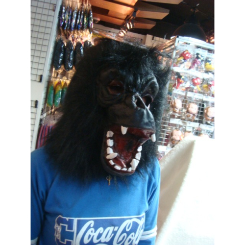 現貨台灣-萬聖,年終尾牙,可愛,恐怖,搞笑面具.金剛乳膠面具/大猩猩頭套