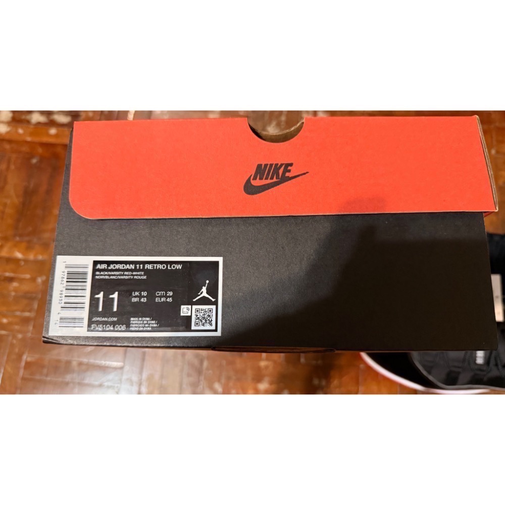 [強強賣場］Jordan 11 Retro Low Bred 29CM 日本購入-細節圖2