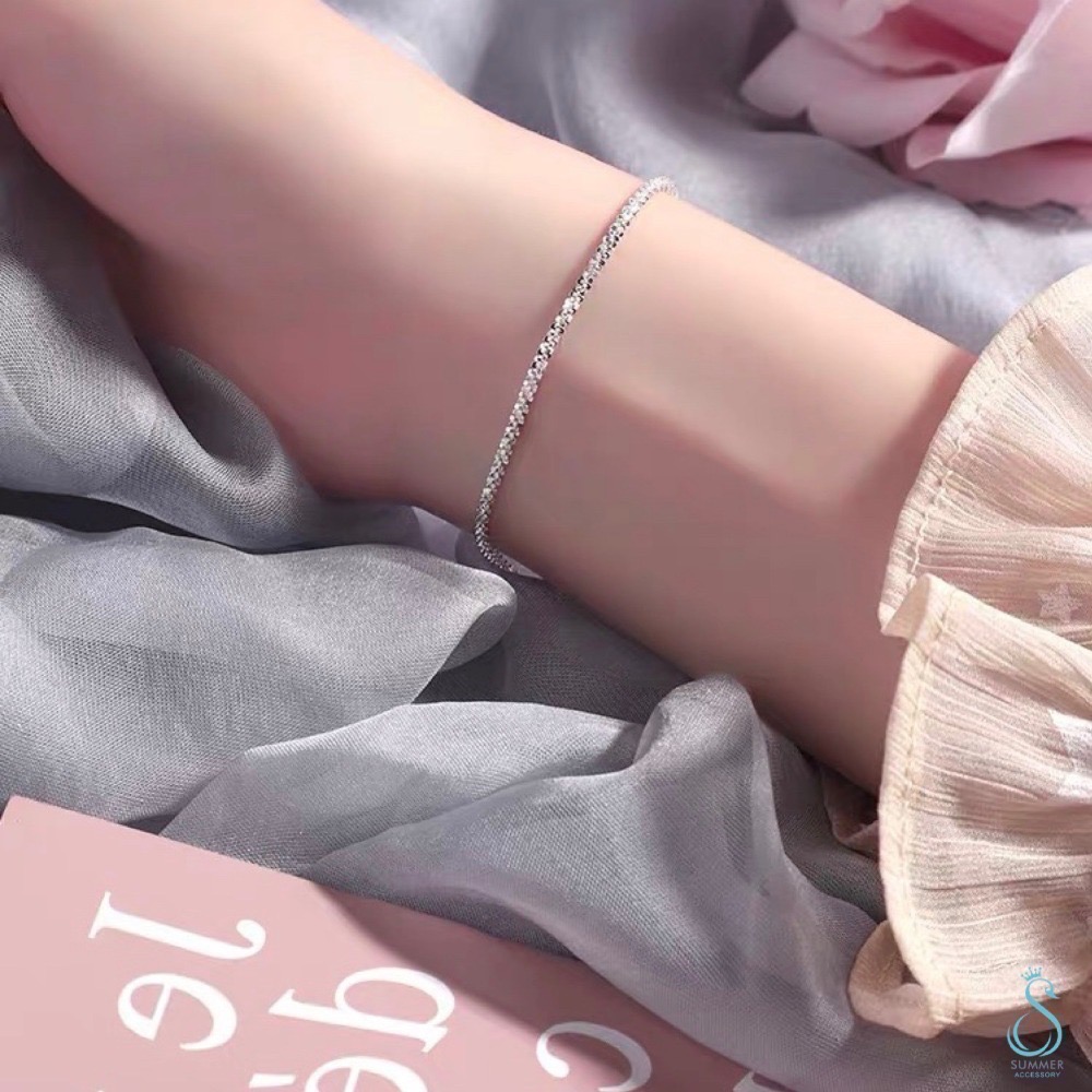 SUMMER 銀飾💫［925純銀］代購/香港正生滿天星款✨滿天星手鍊 滿天星腳鏈 滿天星項鍊 純銀手鍊  純銀項鍊-細節圖3