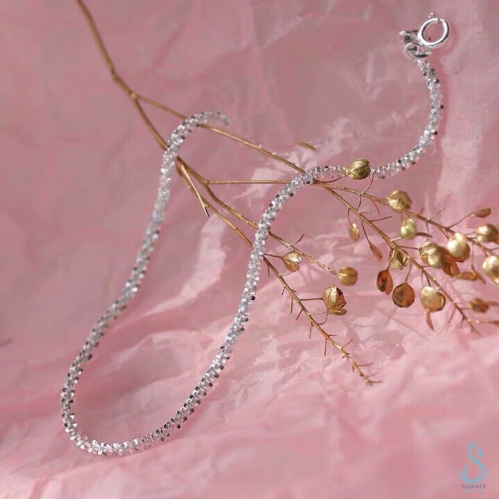 SUMMER 銀飾💫［925純銀］代購/香港正生滿天星款✨滿天星手鍊 滿天星腳鏈 滿天星項鍊 純銀手鍊  純銀項鍊-細節圖5