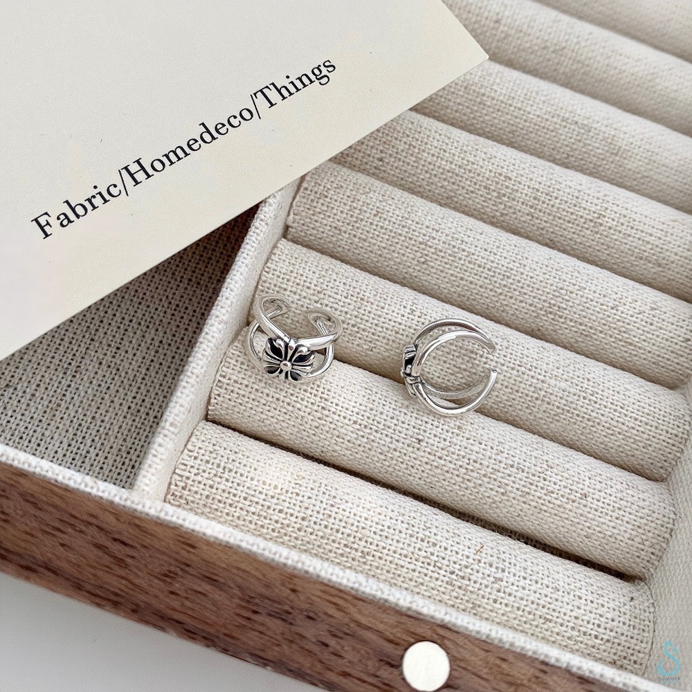 SUMMER 銀飾💫［925純銀］時尚潮流 復古十字架耳夾 耳骨夾 純銀耳環-細節圖5