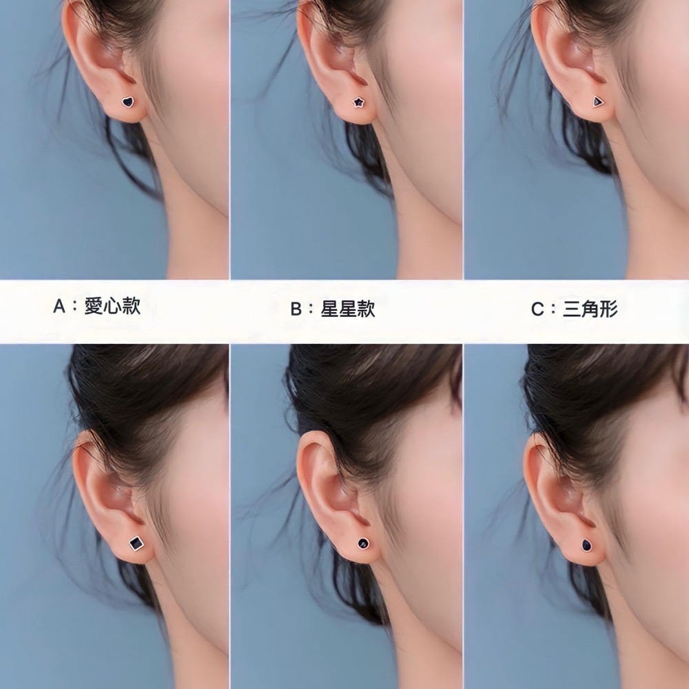 SUMMER 銀飾💫［925純銀］幾何系列多款純銀耳環 養耳抗過敏-細節圖4