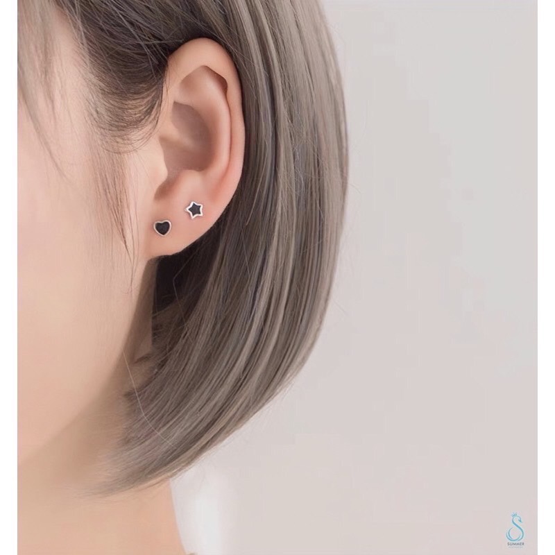SUMMER 銀飾💫［925純銀］幾何系列多款純銀耳環 養耳抗過敏-細節圖7