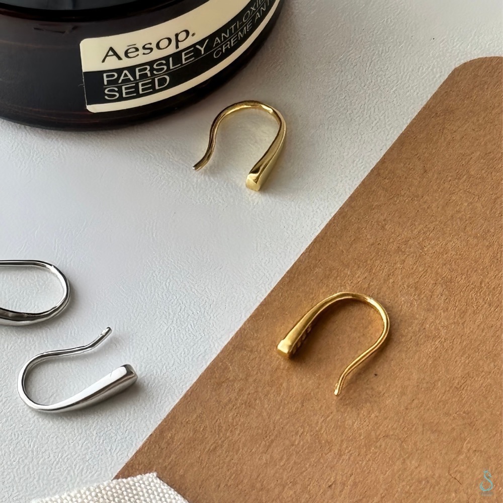 SUMMER韓 銀飾💫［925純銀］小水滴耳環  全純銀不過敏 舒適服貼 洗澡睡覺不用摘 百搭基本款 純銀耳環-細節圖7