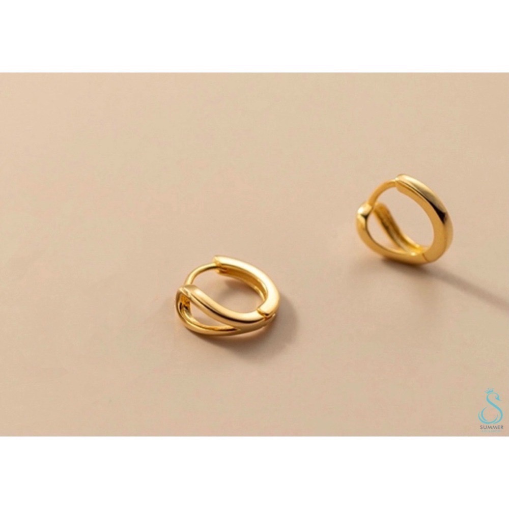 SUMMER韓 銀飾💫［925純銀］💧水滴耳環 耳扣耳環  耳扣 純銀耳環 純銀飾品 韓國銀飾-細節圖7