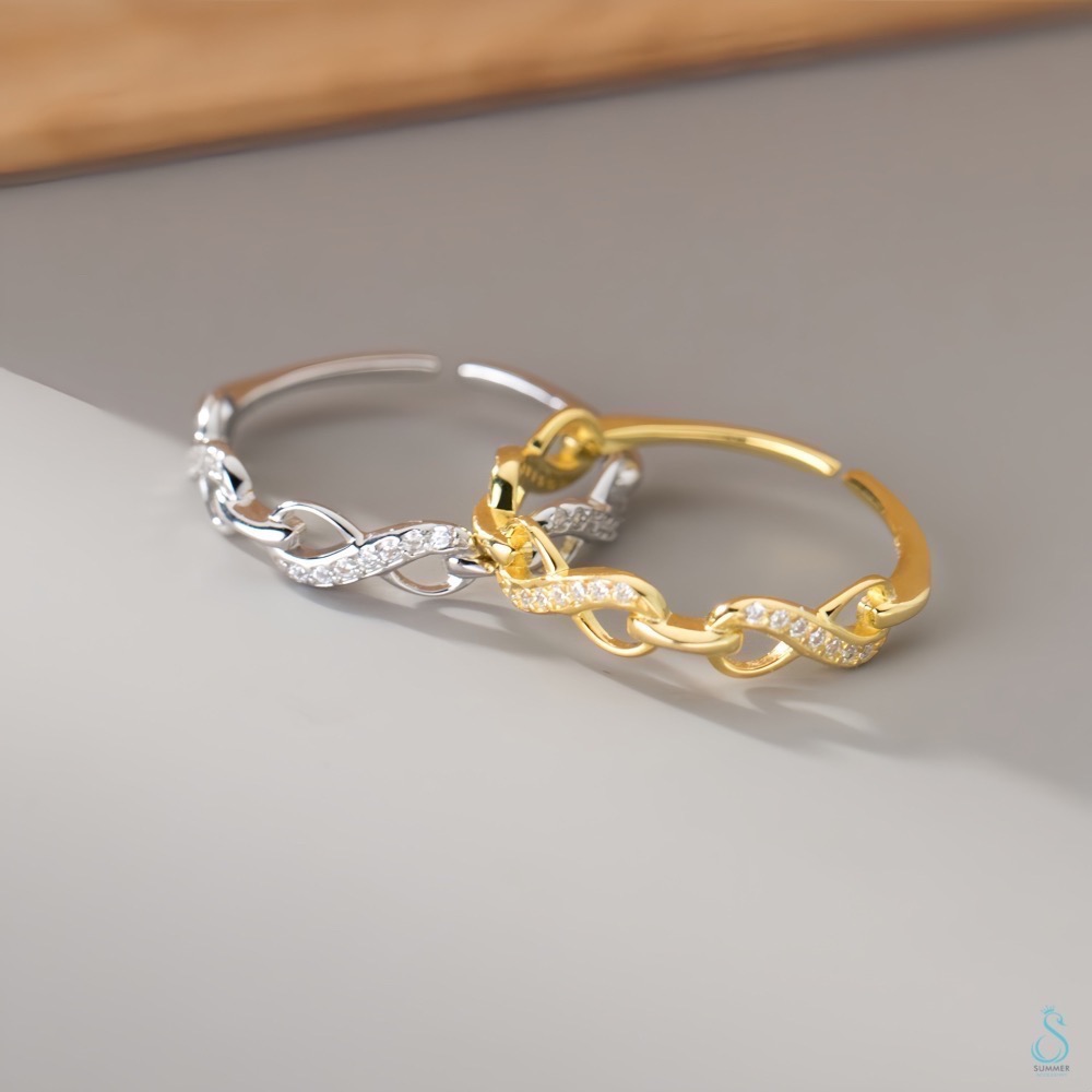 黃大仙代客過爐祈福 SUMMER 銀飾💫［925純銀］無限發財戒 招財求財 催財運 純銀戒指 純銀飾品-細節圖2