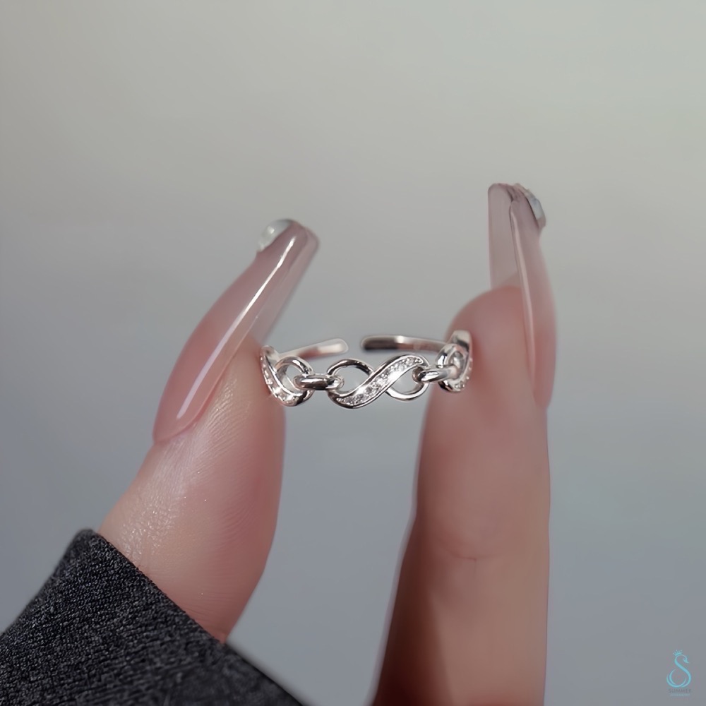 黃大仙代客過爐祈福 SUMMER 銀飾💫［925純銀］無限發財戒 招財求財 催財運 純銀戒指 純銀飾品-細節圖6