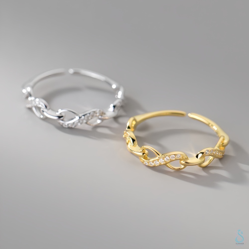 黃大仙代客過爐祈福 SUMMER 銀飾💫［925純銀］無限發財戒 招財求財 催財運 純銀戒指 純銀飾品-細節圖5