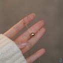 SUMMER 銀飾💫［925純銀］簡約圓珠項鏈 銀珠純銀項鏈 純銀飾品-規格圖8