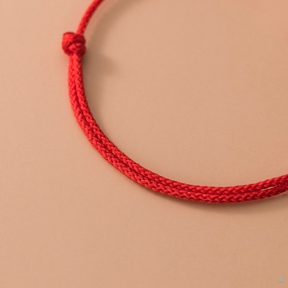 SUMMER 銀飾💫［925純銀］幸運草 手作紅繩手鏈 幸運手鏈 純銀手鏈-細節圖9