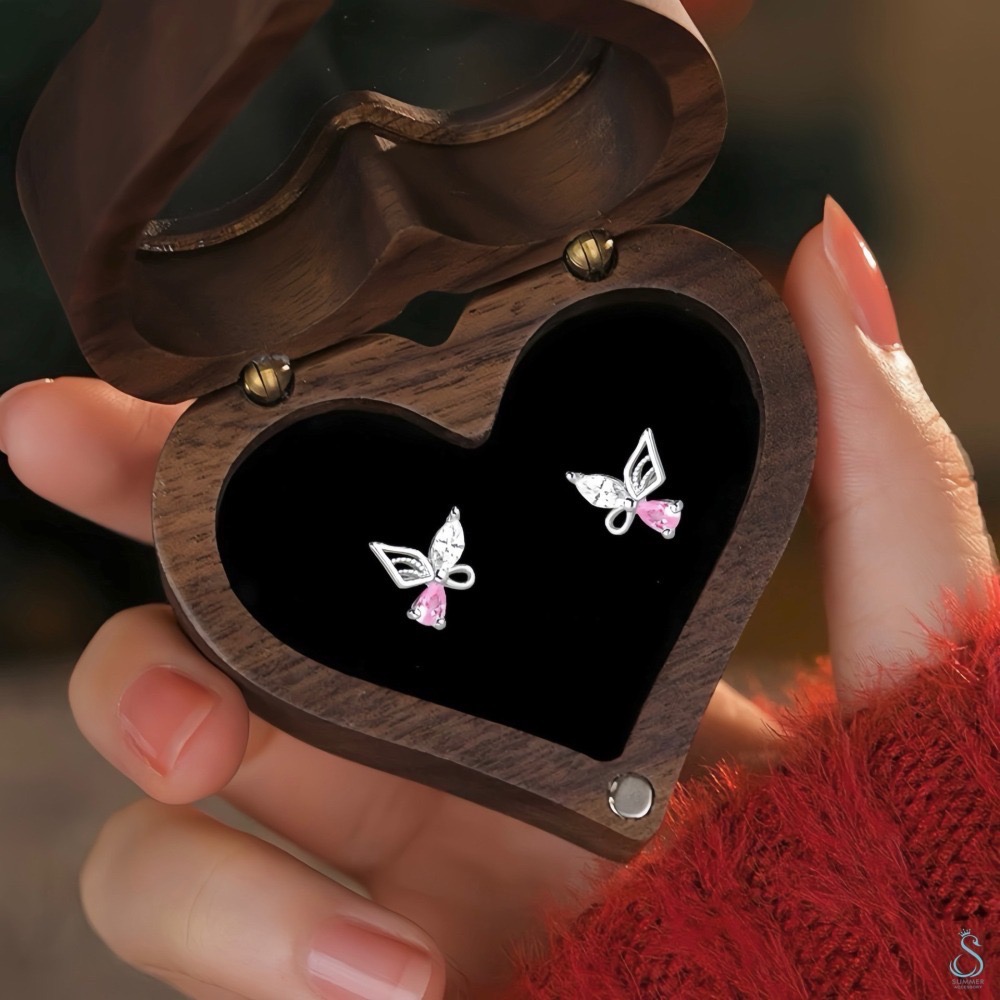 SUMMER 銀飾💫［999足銀］蝶の戀轉珠耳環 鎖珠式耳環 純銀耳環-細節圖7