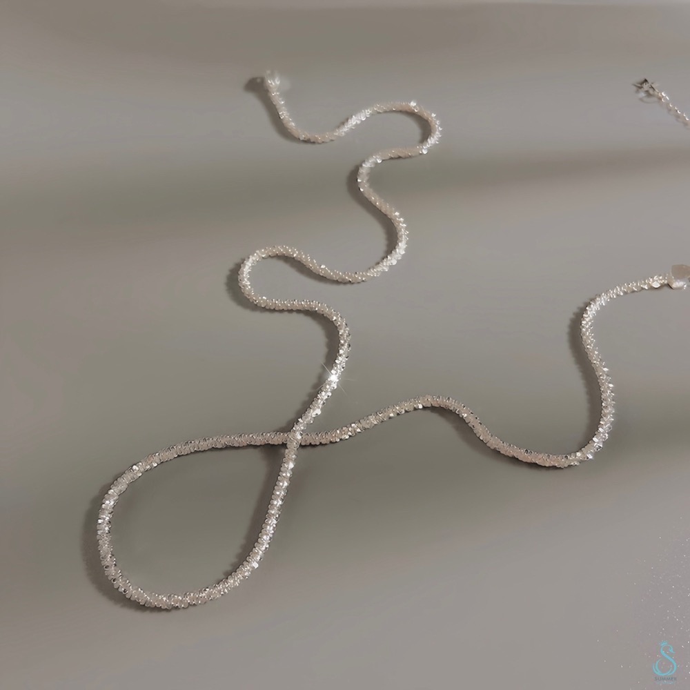 SUMMER 銀飾💫［925純銀］訂製細緻滿天星手鏈 純銀手鏈 純銀腳鏈-細節圖7