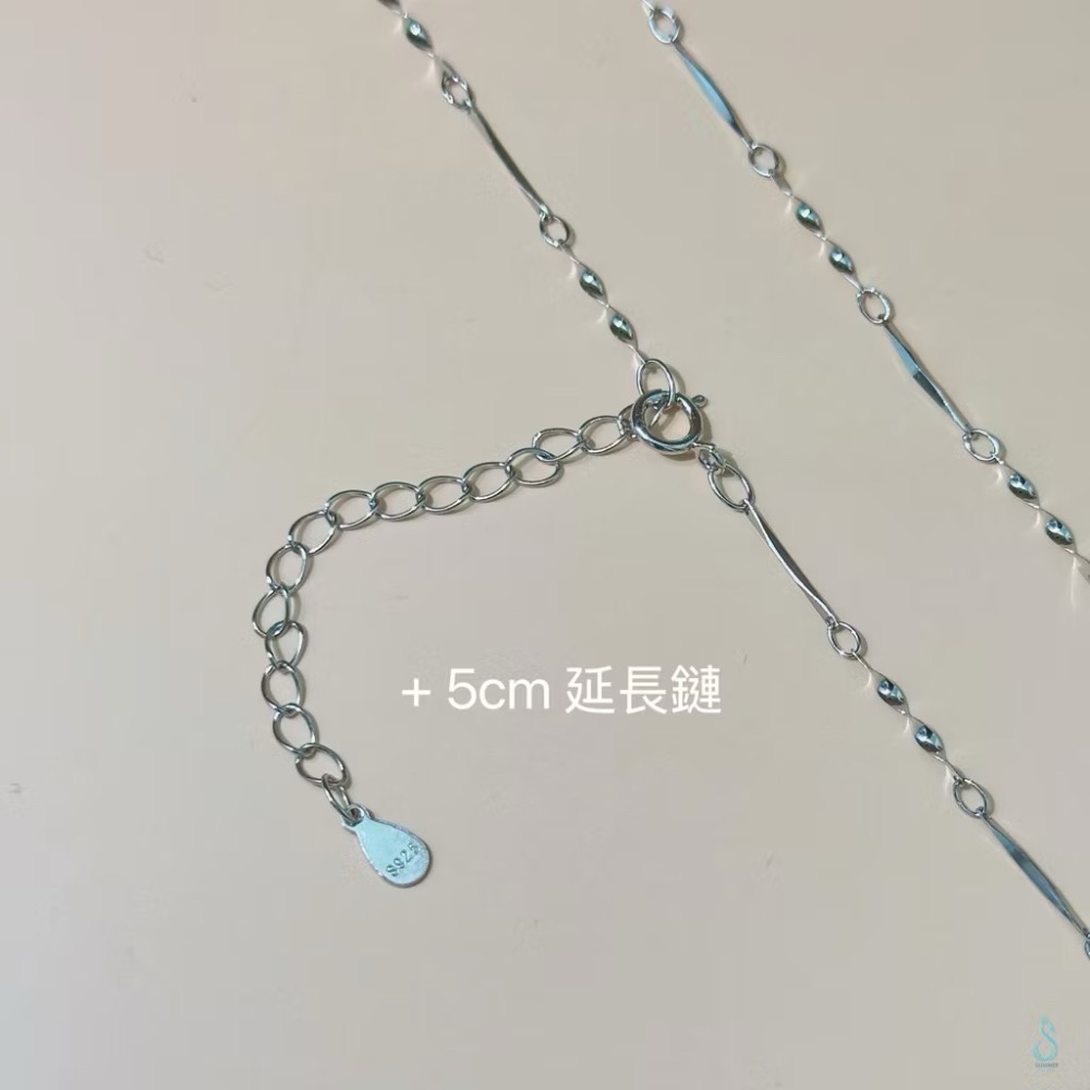 SUMMER 銀飾💫［925純銀］單項鍊 純銀項鍊 盒子鏈 O字鏈  元寶鏈 蛇骨鏈 瓜子鍊-細節圖7