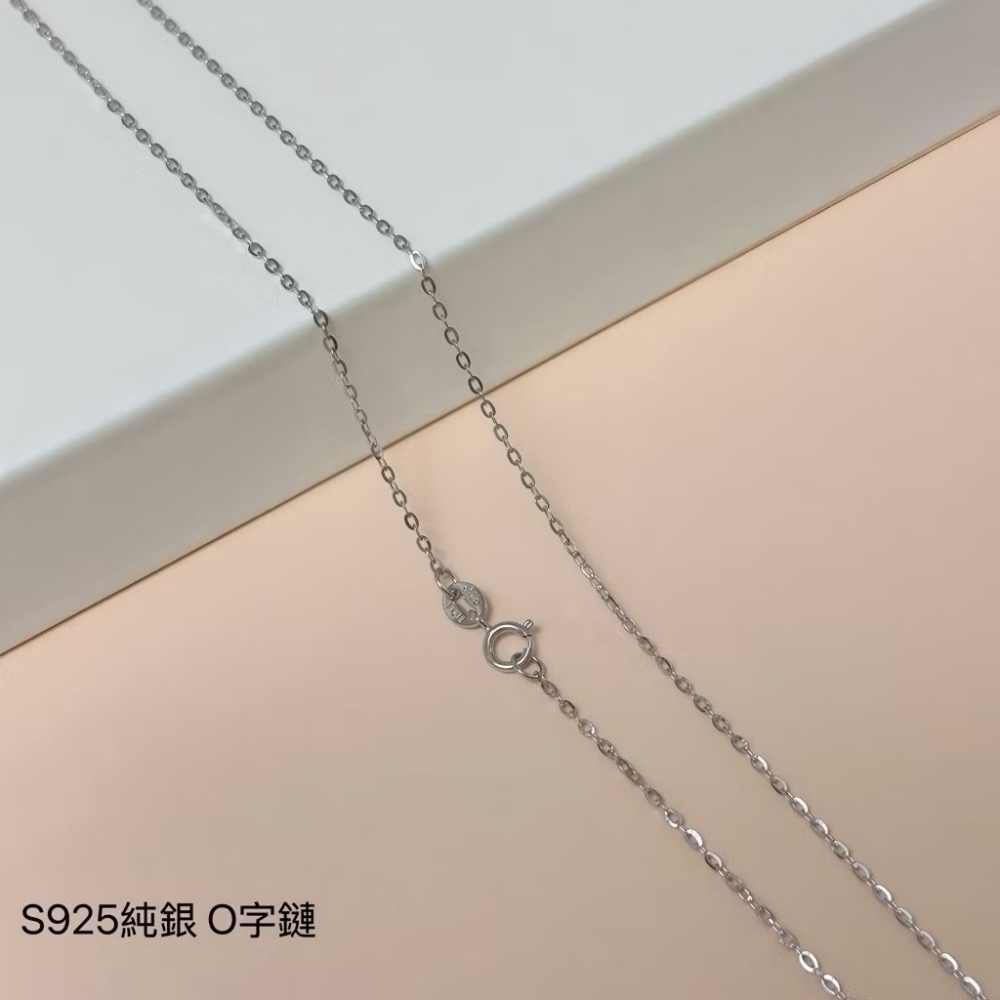 SUMMER 銀飾💫［925純銀］單項鍊 純銀項鍊 盒子鏈 O字鏈  元寶鏈 蛇骨鏈 瓜子鍊-規格圖9