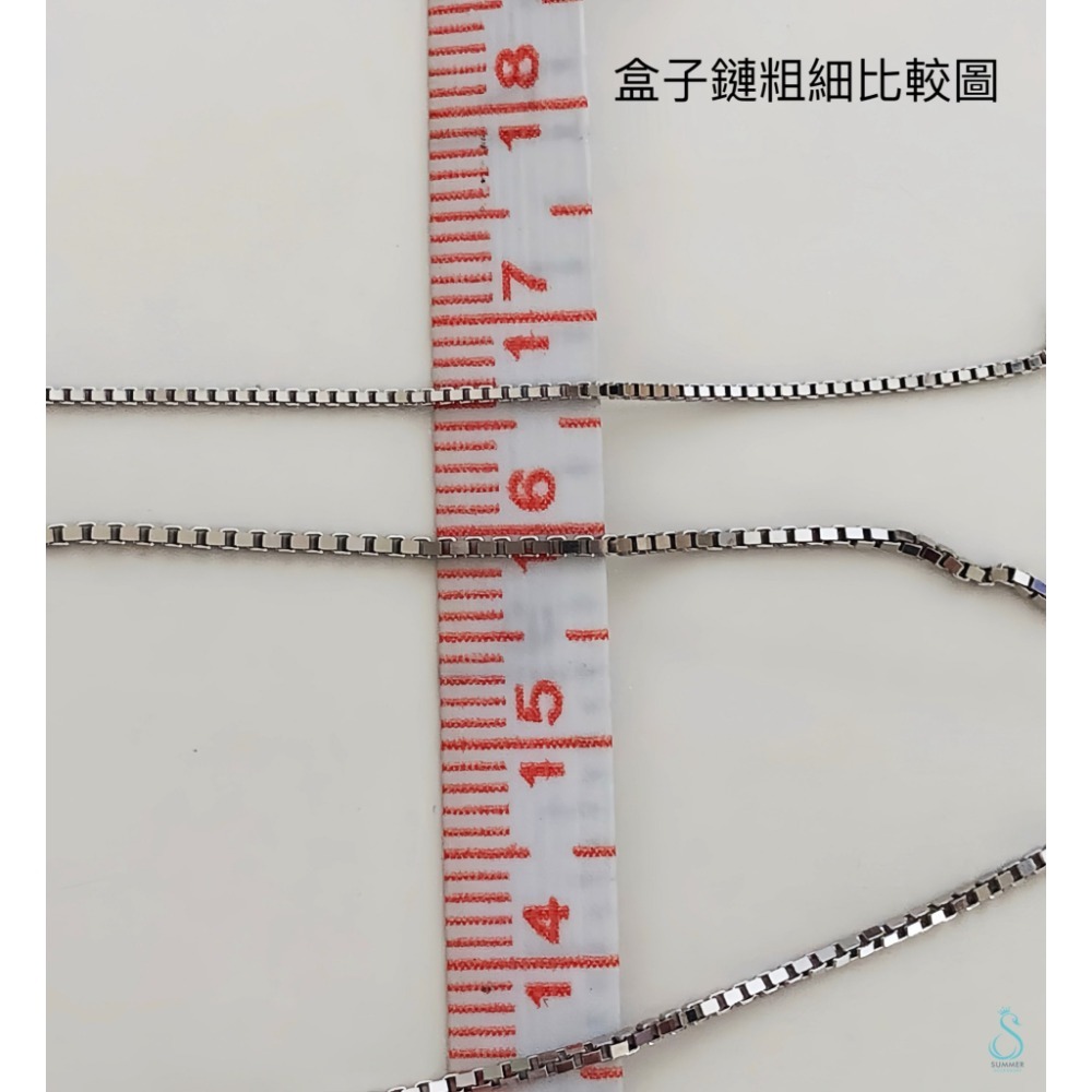 盒子鏈 / 粗版（鍊粗1.0mm)