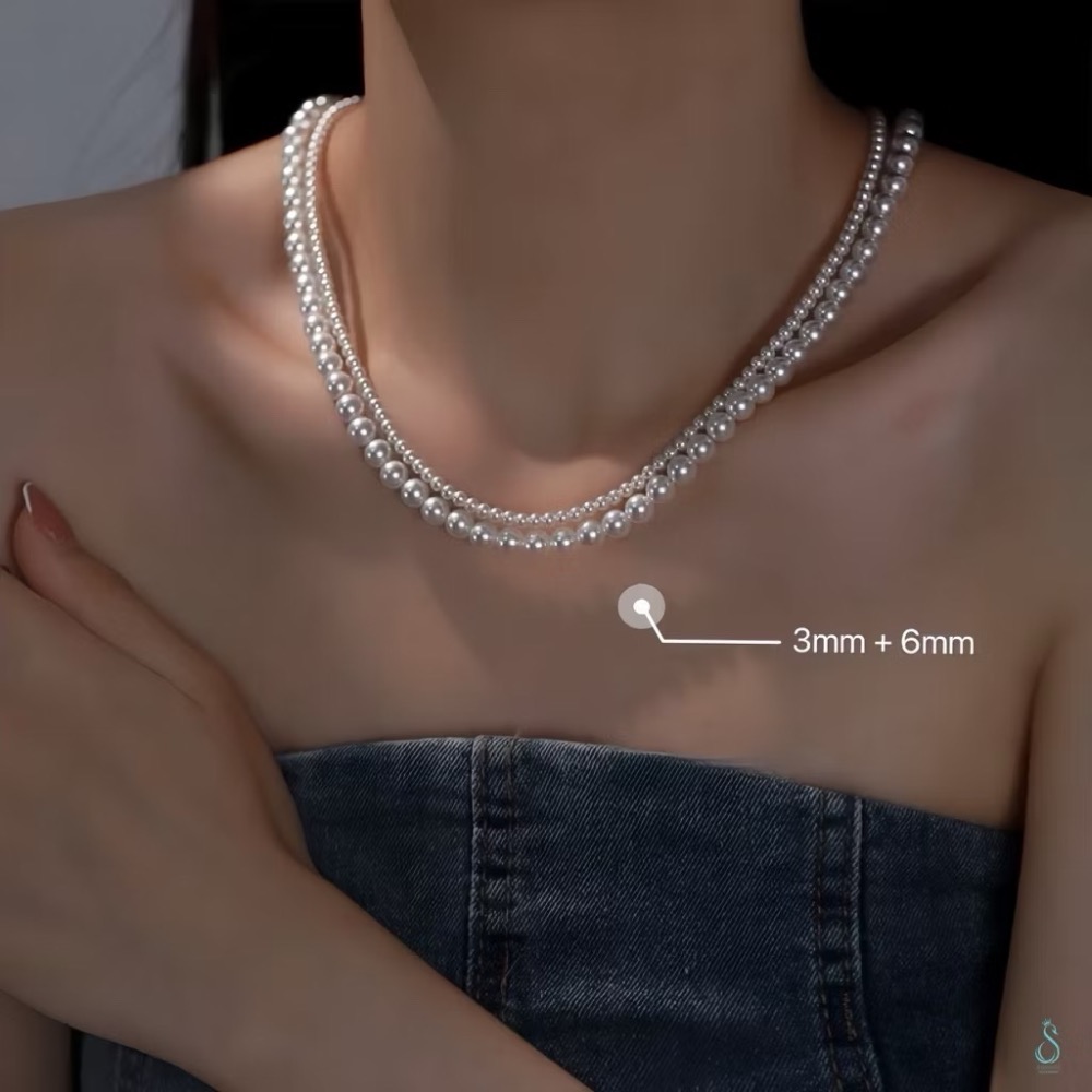 珍珠尺寸/ 3mm（若有若無的高級感）