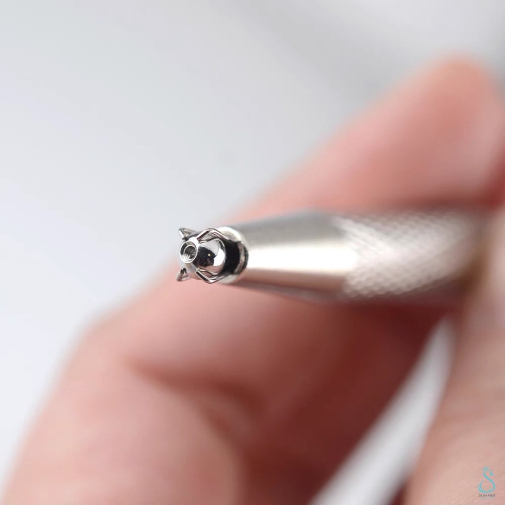 SUMMER 銀飾💫 不求人鎖珠輔助神器 防滑鎖珠夾 裸鑽珍珠diy輔助夾-細節圖2