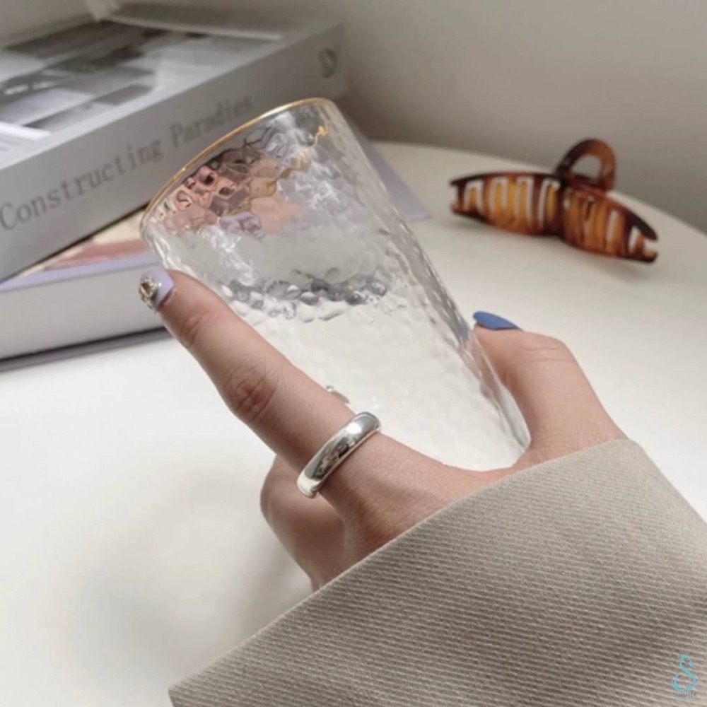 SUMMER 銀飾💫［999足銀］ 厚版素面戒 寬面尾戒 亮面戒指 情侶對戒 純銀戒指-細節圖4