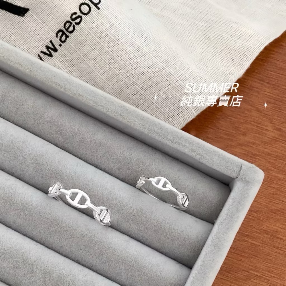SUMMER 銀飾💫 ［925純銀］復古時尚 簡約造型戒 防小人尾戒 純銀戒指 純銀飾品-細節圖9