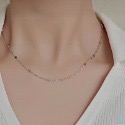 SUMMER 銀飾💫［925純銀］韓星IU同款 迷你彩球項鍊 短項鏈 小彩球腳鏈 純銀項鍊 純銀腳鏈-規格圖9