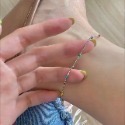 SUMMER 銀飾💫［925純銀］韓星IU同款 迷你彩球項鍊 短項鏈 小彩球腳鏈 純銀項鍊 純銀腳鏈-規格圖9