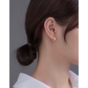SUMMER 銀飾💫［925純銀］雙排鑽純銀耳環 耳扣耳環-規格圖8
