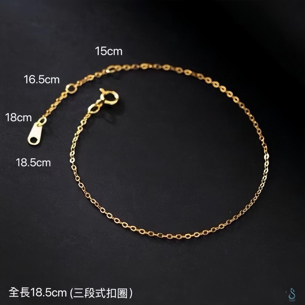 金色：15+3cm延長鏈