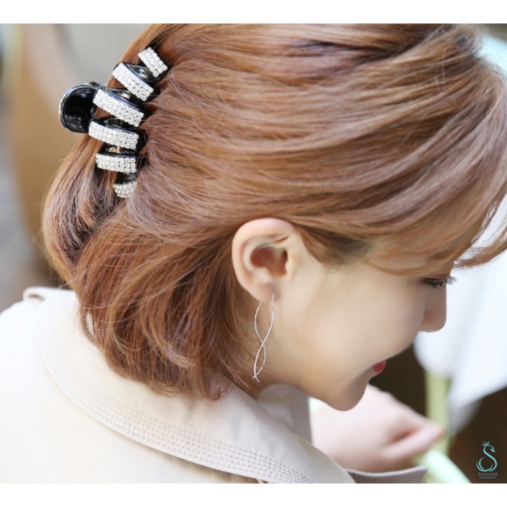 SUMMER 銀飾💫［925純銀］ ✨簡約波浪耳線 純銀耳環 銀飾品-細節圖3