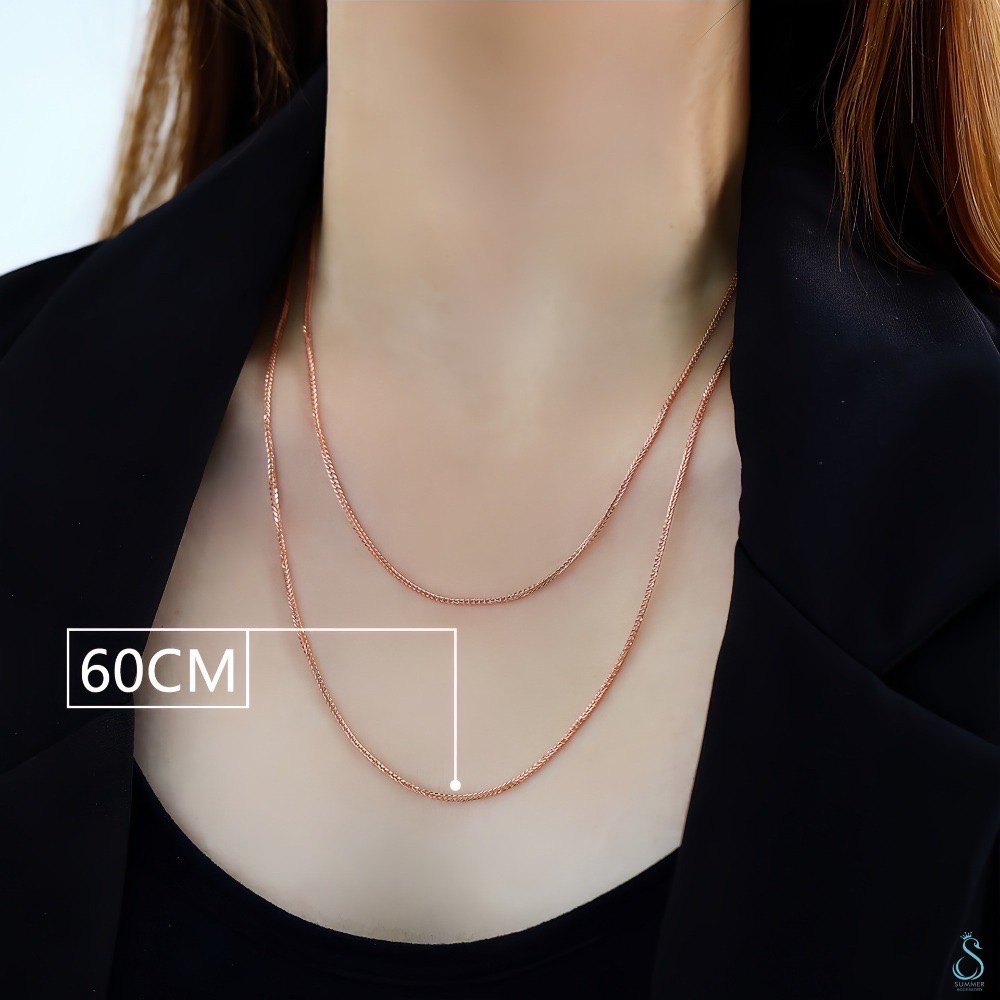 玫瑰金色/長度60cm