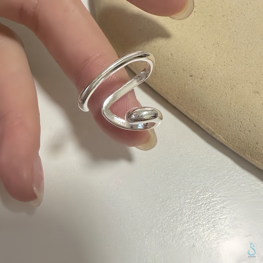 SUMMER 銀飾💫［925純銀］線條耳夾/無人耳洞可佩戴 純銀耳夾 純銀耳環 純銀飾品-細節圖7