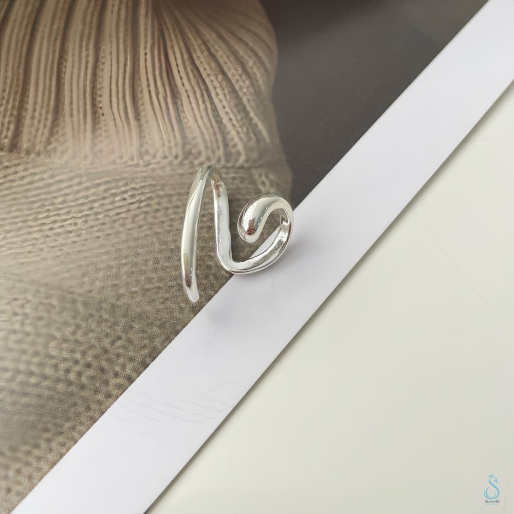 SUMMER 銀飾💫［925純銀］線條耳夾/無人耳洞可佩戴 純銀耳夾 純銀耳環 純銀飾品-細節圖9